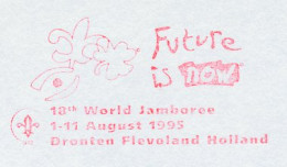 Meter Top Cut Netherlands 1995 ( FM 14818 ) 18th World Jamboree Dronten Flevoland - Future Is Now - Autres & Non Classés
