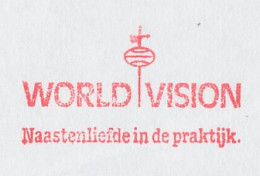 Meter Cover Netherlands 1990 World Vision - Charity In Practice - Sonstige & Ohne Zuordnung