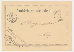 Kleinrondstempel Vries 1885 - Zonder Classificatie