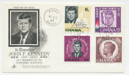 Cover Ghana 1965 John F. Kennedy - Sonstige & Ohne Zuordnung