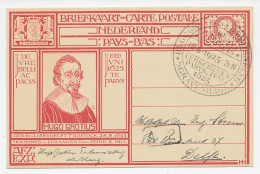 Postal Stationery Netherlands 1925 Hugo Grotius / Hugo De Groot - Zonder Classificatie