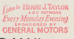 Meter Top Cut USA 1952 Henry J. Taylor - ABC Network - Unclassified
