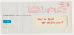 Meter Cover Netherlands 1968 Dutch Bible Society - Give The Bible A Fair Chance ! - Autres & Non Classés