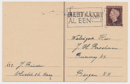 Briefkaart G. 293 B Den Haag - Bergen 1948 - Interi Postali