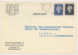 Firma Briefkaart Rotterdam 1951 - Postzegelhandel - Unclassified