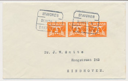 Treinblokstempel : Stavoren - Enkhuizen A 1934 - Non Classés