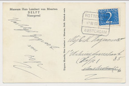 Treinblokstempel : Rotterdam - Amsterdam K 1953 - Unclassified