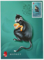 Maximum Card Hong Kong / China 2004 Year Of The Monkey - Other & Unclassified