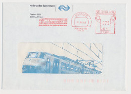 Illustrated Meter Cover Netherlands 1989 - Postalia 4859 NS - Dutch Railways - Where Would We Be Without The Train - Trenes