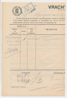 Vrachtbrief Staats Spoorwegen Nijmegen - Den Haag 1910 - Unclassified