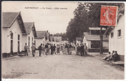 MILITARIA - RHÔNE - SATHONAY - Le Camp - Allée Centrale ( Animation ) - Guillon Frères, éditeurs - Barracks