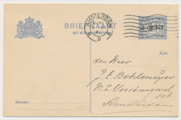Briefkaart G. 93 I Locaal Te Amsterdam  - Ganzsachen
