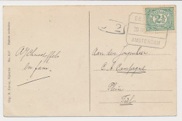 Treinblokstempel : Bentheim - Amsterdam C 1921 - Non Classés