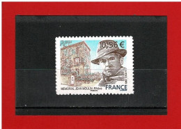 FRANCE - 2009 -  ADHESIF** - N°340  - MEMORIAL JEAN MOULIN - Y & T - COTE 4.00 € - Unused Stamps