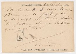 Briefkaart G. 18Particulier Bedrukt Vlaardingen 1880 - Postal Stationery