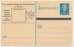 Spoorwegbriefkaart G. NS302  - Postal Stationery