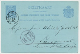 Trein Kleinrondstempel Utrecht - Bokstel C 1898 - Covers & Documents