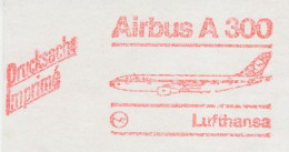 Meter Cut Germany 1979 Airline - Lufthansa - Airbus A300 - Airplanes