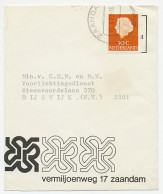 Em. Juliana Drukwerk Wikkel Zaandam - Rijswijk 1972 - Unclassified