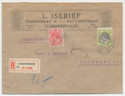 Em. Bontkraag Aangetekend Den Haag - Duitsland 1919 - Unclassified