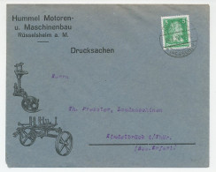 Illustrated Cover Deutsches Reich / Germany 1928 Engines - Machinery - Hummel - Sonstige & Ohne Zuordnung