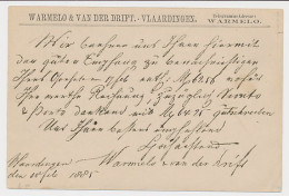 Briefkaart G. 25 Tekst Particulier Bedrukt Vlaardingen 1885 - Postal Stationery