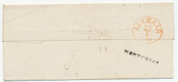 Naamstempel Montfoort 1850 - Lettres & Documents