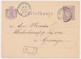 Kleinrondstempel Appingadam 1880 - Non Classés