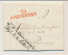 118 AMSTERDAM - Purmerend 1811 - ...-1852 Prephilately