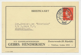 Firma Briefkaart Zoeterwoude 1947 - Kwekerij - Unclassified