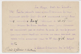 Briefkaart G. 27Particulier Bedrukt Den Haag - Hongarije 1892 - Entiers Postaux