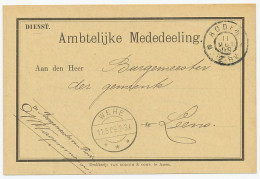 Grootrondstempel Roden 1909 - Unclassified