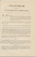 Staatsblad 1893 : Maildienst Nederland - Ned. Indie - Historical Documents
