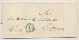 Halfrond-Francostempel Amsterdam - Dordrecht 1843 - ...-1852 Prephilately