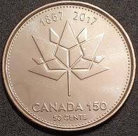 Canada 50 Cents, 2017 150th 1867-2017 Canada UC111 - Canada