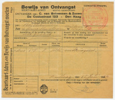 Beurtvaart - Adres Baarn - Den Haag 1930 - Unclassified