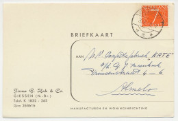 Firma Briefkaart Giessen 1956 - Manufacturen - Sin Clasificación