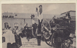 Catastrophe Du Dirigeable "République" Le 25 Septembre 1909 - Le Clergé Donnant L'absoute Avant Le Départ Des Corps.... - Unfälle