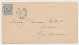Envelop G. 5 B Rotterdam - Apeldoorn 1893 - Entiers Postaux
