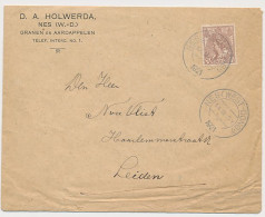 Firma Envelop Nes West Dongeradeel 1921 - Granen - Aardappelen - Zonder Classificatie
