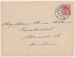 Envelop G. 14 Nijmegen - Arnhem 1911 - Entiers Postaux