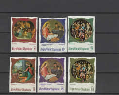 Togo 1969 Paintings Botticelli, Velazquez, El Greco, Tintoretto, Christmas Set Of 6 Imperf. MNH -scarce- - Religie