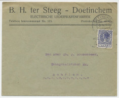 Firma Envelop ( Met Inhoud ) Doetinchem 1928 - Lederwarenfabriek - Non Classés