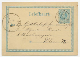 Briefkaart G. 10 Firma Blinddruk Leiden 1878 - Postal Stationery