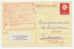 Tilburg - Rotterdam 1968 - Terug Afzender - Zonder Classificatie