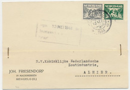 Perfin Verhoeven 331 - J.F. - Hengelo 1944 - Non Classés