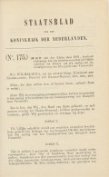 Staatsblad 1901 : Spoorlijn Dinxperlo - Varsseveld - Documents Historiques