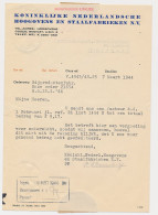 Vouwbrief IJmuiden 1944 - Hoogovens En Staalfabrieken - Paesi Bassi