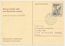 FDC / 1e Dag Em. Rembrandt 1956 - Philatelistische Dienst - Unclassified