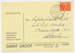 Firma Briefkaart Hoorn 1955 - Kleding / Hoeden - Unclassified